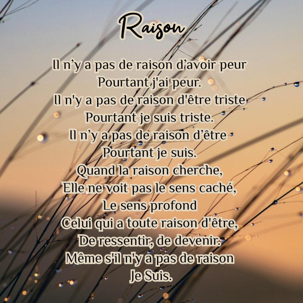 Texte en écriture intuitive tiré de Inspirations lumineuses de Sophie Darroux